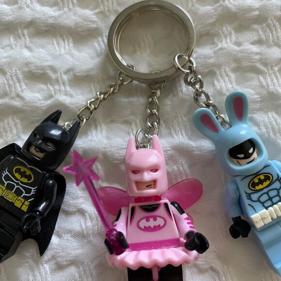 COPY - Bundle Deal! - Fairy Batman, Bunny, and Lego Batman keychains - multicol… - Picture 3 of 8